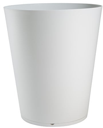 Ondis24 Pflanzkübel Blumentopf Tokyo, Twin-Konzept, robuster Kunststoff (D60 cm, Weiß)