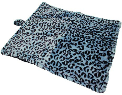 Premiumshop321 Empress Cat wärmereflektierende Matte für Katzen Leopard-Schwarz 48x56 cm