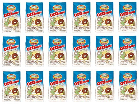 18x Divella Ottimini alle Nocciole Shortbread Kekse mit gehackten Haselnüssen 350g biscuits cookies italienische Kekse