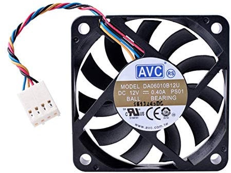 60mm 4wire pwm fan slim For AVC DA06010B12U 6010 12V 0.40A ultra-thin air volume cooling fan