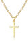USEEDOVIA Klein Kreuz Kette Halskette Damen Herren Gold Jesus Kreuz Schmuck Damen Geschenk für Frauen Mutter Tochter Muttertag Herren
