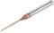 sourcing map Square Nose End Mill, 1mm Solid Carbide AlTiSin Coated Long Reach CNC Router Bits 2 Flutes Milling Cutter with Extended Neck, 18mm Cutting Length 4mm Shank