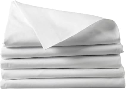 Unica Biancheria da letto - 100% Cotone - Certificato - LENZUOLO MATRIMONIALE - 240X290 CM - CONFEZIONE DA 5 PEZZI