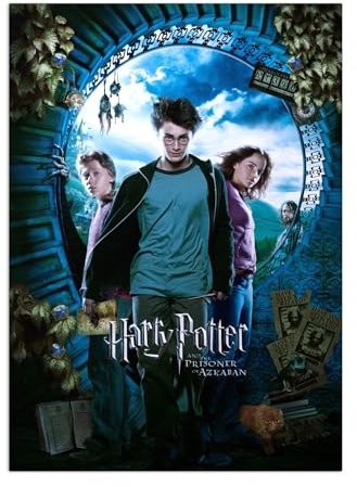 Displate Offiziell Harry Potter MetallPoster Magnetische Befestigung Inklusive Lizenziert Bilder Hochwertiges Poster Prisoner of Azkaban s - Harry Potter 3 45 cm x 32 cm
