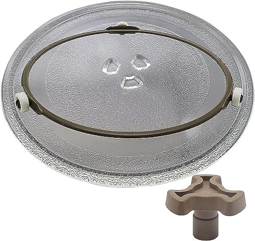 Intertest 270mm 315mm Microwave Glass Turntable Plate, Microwave Cooking Tray, Microwave Turntable Glass Plate, Microware Glass Plate Replacement, Heating Food Accessories
