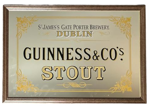 Laurie's Pub and Bar Accessories Guinness Stout Kleiner Spiegel