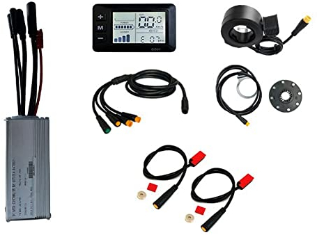Loufy Ersatz 36V 48V 750W E-Bike 25A Sinus Wave Brushless Controller mit GD01 Display E-Bike Lichtanzeige
