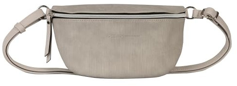 TOM TAILOR Denim Rosie Cord Damen Gürteltasche Bauchtasche Klein Grau