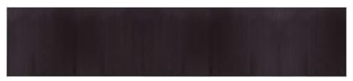 vidaXL Teppich, Bambusteppich Rechteckig, Bambusmatte rutschfest für Wohnzimmer, Läufer Küchenteppich Flurteppich, Modern, Dunkelbraun 100x500cm Bambus