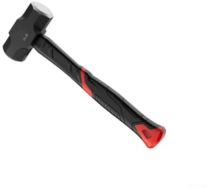 Reliable Octagonal Hammer, High Carbon Steel Head, Non Slip Handle, Available in 1LB 2LB 3LB Sizes(2LB)