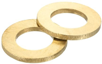 QUARKZMAN 5 Stück Unterlegscheiben M20 x 36mm x 3mm Dichtringe Flach Dichtungsringe Spaltscheiben Sicherungsscheiben Beilagscheiben Messing Muttern für Schrauben Bolzen KFZ Motoröl