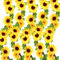 JINXIAN 5 Stück Künstliche Sonnenblumen Reben mit Blättern für Sonnenblumen Deko Zuhause Hochzeitsarrangement Party Garten (7.9FT)