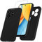 JDXHFF Cover Compatibile con ZTE Blade V60 Vita (6.6) e 1 Pezzi Pellicola Protettiva in Vetro Temperato - Nero Morbido Silicone Custodia Protettivo TPU Protezione Case Black