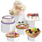Buffet Risers, 6PCS Risers Display Stands for Buffet Table, Acrylic Dessert Risers, Food Risers for Catering, Display Stands for Party, Wedding, and Event Decor, Clear Acrylic Cube Display