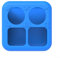 Puupaa Coque en silicone compatible avec Yoto Mini édition 2024, coque de protection compatible avec mini lecteur (bleu)