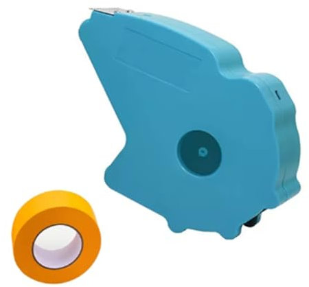 Umsoxhy Máquina Aplicadora de Cinta Adhesiva para Pintor, Cinta Adhesiva para Reparar y Embellecer Grietas en Azulejos, con Herramienta para Cortar Cinta