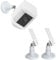Adjustable Camera Mount Compatible with Ring Spotlight Cam Plus Battery, Ring Spotlight Cam Pro Battery, Ring Outdoor Cam Plus, Camera Ceiling Mount, White, 2 Pack (No Camera)