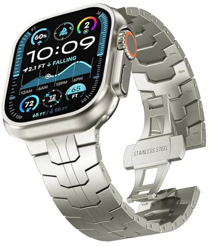 Titanium Bracelet for Apple Watch Series 10 46 mm