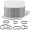 Anlseiod Refroidisseur d'huile pour Berlingo C2 C3 C4 C5 C-Max Fiesta Focus Mondeo 2 3 5 peugeot 206 207 208 2008 308 3008 Partner 2003-Oil Cooler Filtres pour liquide Refroidisseme