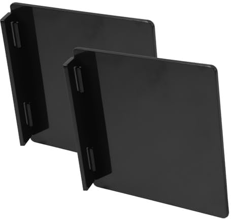 HOLIDYOYO Central Air Conditioning Panel Cover Plastic Switch Guard Elegant Design Light for Thermostat Black