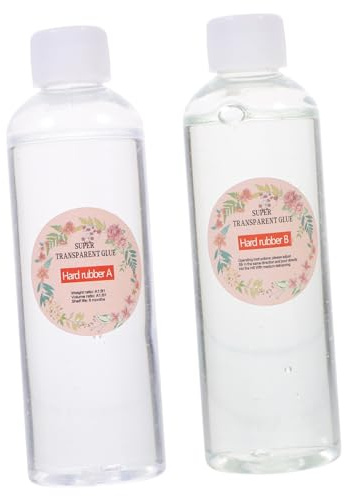 MAGICLULU Part Epoxy Resin Kit Ab Epoxy Glue for Diy Crystal Jewelry Alternative