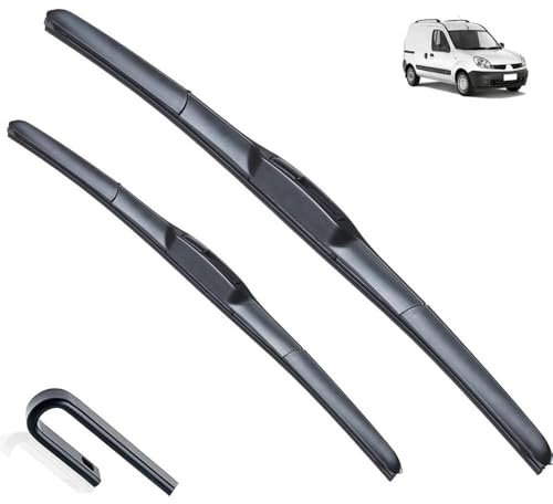 Frontscheibenwischer für Renault Kangoo I 1997-2007 20+20, Wischerblätter Satz Leise Kratzerfrei Hochwertige Gummilippen Scheibenreiniger Auto Zubehör