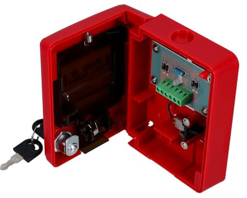 Mipcase Button Emergency Call Panel Alarm Call Point Emergency Stop Push Button Switch Fire Panel Reset Manual Reset Switch Plastic Red