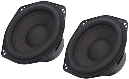 Greensen 6.5 Pulgadas Subwoofer para Auto, 2 X 150W Potente Grave 3 Ohm Woofer Redondo con Sonido Claro y DC18V para de Audio de Vehículo