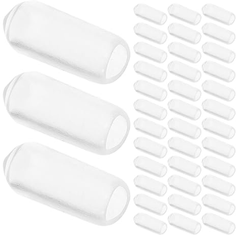 Homoyoyo 200 Embouts De Serre-Tête En Caoutchouc Souple Embout De Bandeau Pour Cheveux Protège-Embout Du Serre-Tête Diamètre Intérieur 0.79 Pouce Remplacement Rapide Pour Usage Quotidien Et Bricolage