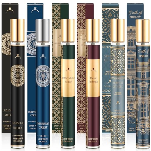 Parfüm Herren Geschenkset für Herren, Herren Parfüm 6x35 ml, Parfum Herren | Eau de Toilette Männer Mini Parfümset, Premium Geschenke Duftset für Weihnachten Geburtstag Valentinstag Mann Vater Kollege