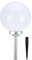 Boule lumineuse solaire à LED - Lumière blanche chaude - Idéale pour le jardin 20 Cm