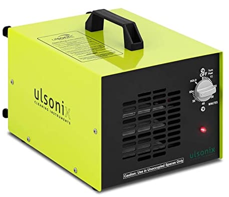 Ulsonix Ozongenerator Luftreiniger Ozongerät AIRCLEAN 20G-ECO (20.000 mg/h, 205 W, 60 min Timer, integriertes UV-Licht + Fernbedienung) Blau