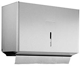 Wagner Ewar Handtuchspender 250 Bl. PP108 Edelstahl für Aufputzmontage, Variante:Edelstahl matt