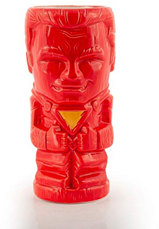 Geeki Tikis DC Comics Shazam Tiki Mug | Ceramic Tiki Style Cup | Holds 19 Ounces