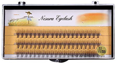 Tatti Lashes, 60pcs/Tray 11mm Synthetic Fiber Lola Lashes Cluster Lashes Eyelash Extensions Set with Pre-Made Fans Cluster Eyelashes for Makeup & Beauty Use