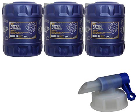 60L MANNOL Extra Getriebeöl 75W-90 API GL 4/GL 5 LS MN8103-20 inkl. Auslaufhahn