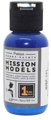 MISSION MODELS MMP-147 Pearl Deep Blue Acrylic Paint 1 oz (30ml)