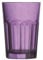 Topkapi 250.882 Longdrink – 6 Stück Miami Beach Lila Glas-Set XL-Gläser (36 cl) für Cocktail, Longdrink, Mojito, Saft, Wasser, Höhe ~12 cm