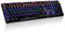 TEAM WOLF Teamwolf Clavier de Jeu Mécanique AZERTY FR Commutateurs Rouges 105 Touches Complètes Rétroéclairage RVB Anti-Fantôme Claviers Professionnels