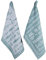 HEIMAT geschirrtuch 2er pack 50x70, aqua