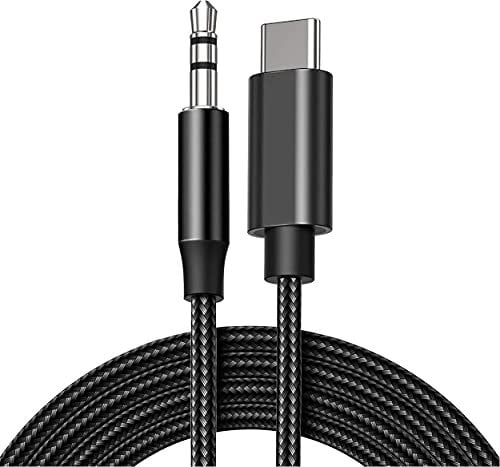 USB C to 3.5mm Aux Jack Cable, Type C Adapter to 3.5mm Headphone Stereo Cord Car Compatible with Samsung A54/A34/A14/S24/S24 Plus/S24 Ultra A25/A05s/A13/A53/A33/A73/ M33/M53/M23/M13/S22/S22 Plus/A22