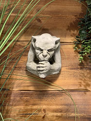 J and L Stone Ornaments Stone Gargoyle Gremlin Wall Plaque Hanger Ornament