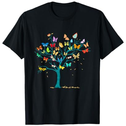Farfalle Albero Natura Natura Selvatica Insetto Maglietta