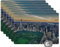 Placemats Platzdeckchen Platzset Tischset 6-teilig Tischdeko Untersetzer 45x30 cm New York - Central Park - Amerika