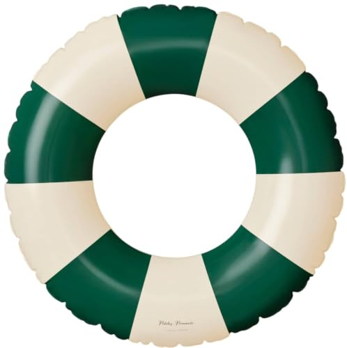 Petites Pommes Oxford Green Childrens Swim Ring 60cm (3-6 Years)