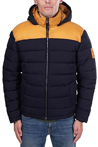 Timberland South Twin Lake TFO Heavy Puffer Jacket Wheat Boot/Black Vestes, Noir, XL Hommes