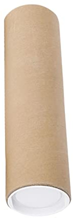 Milageto Posterröhre Poströhrenaufbewahrung Karton-Versandröhre mit Kappen Verpackungsröhren für Artwork Blueprint Document Shipping Storage Container, 40CM