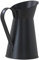 Vintage Krug Vase Eisenvase Retro Vase Heimtextilien Schwarze Blumenvase Eisenblech Schwarz Zinn Blumeneimer Galvanisierte Metallvase