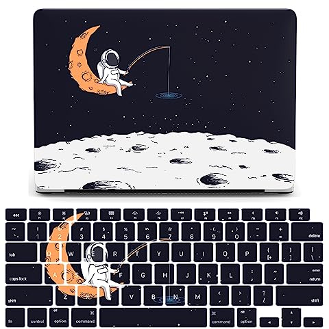 JZ Astronaut Casos para MacBook Pro 13 (2009-2012, Models: A1278) Carcasa de Carcasa Dura con Funda de Teclado - E