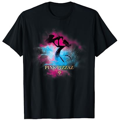 Silhouette de saxophone Pizzaz rose Panthère rose T-Shirt
